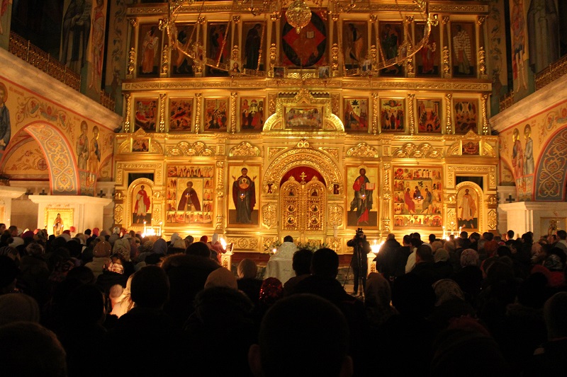 Светлый праздник Пасхи встретила Колыма, Фото с места события собственное