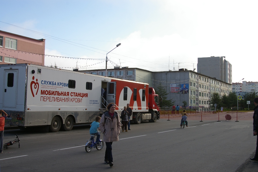 На территории ФСК для всех гостей работала медицинская бригада мобильной диагностики здоровья
