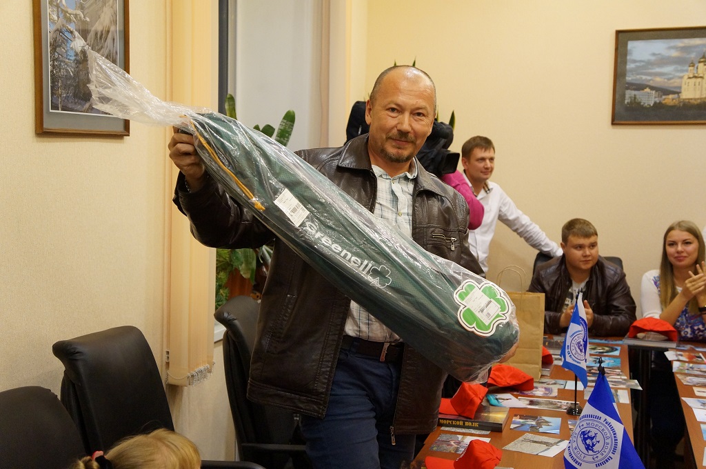 Валерий Аржанов с призом за третье место
