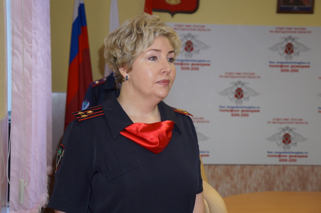 Начальник отдела ОФМС России по Магаданской области в городе Магадане, полковник внутренней службы Лионелла Головина