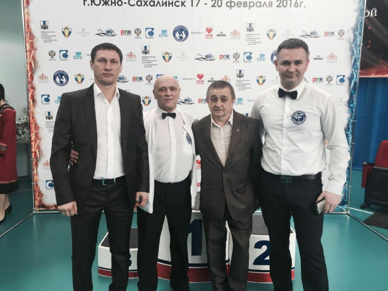 Петр Бурмистров с Олегом Саитовым и Шамилем Сабировым