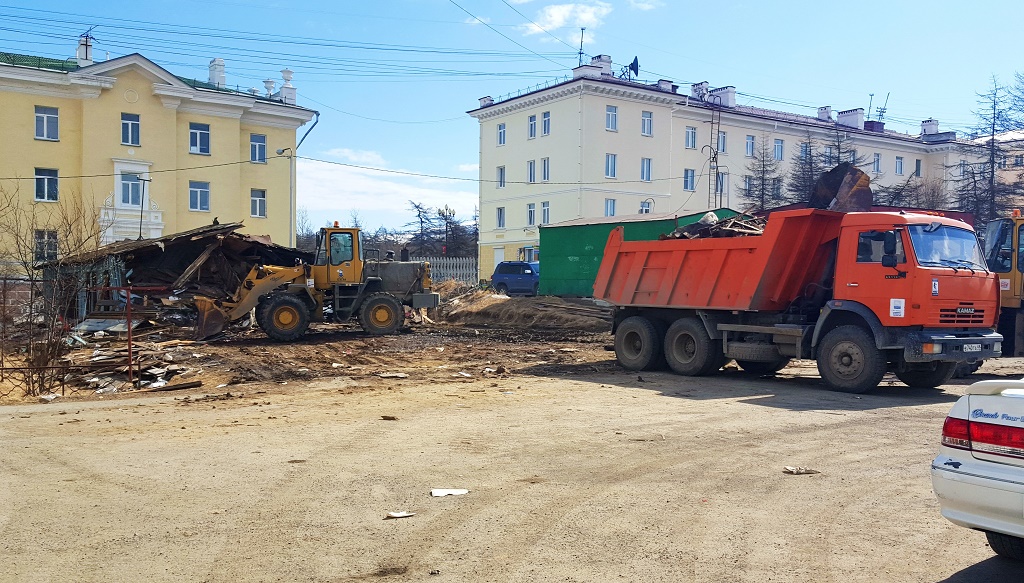 Снос сараев
