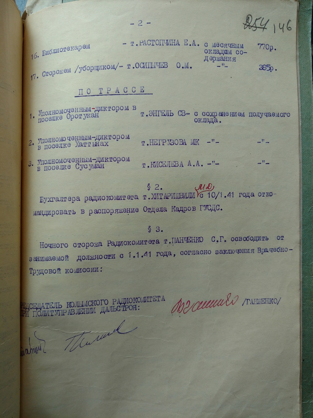 Освобождение от должности