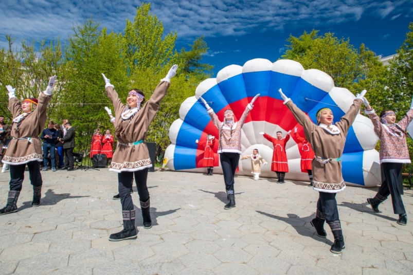 В День России в Магадане провели  фестиваль 
