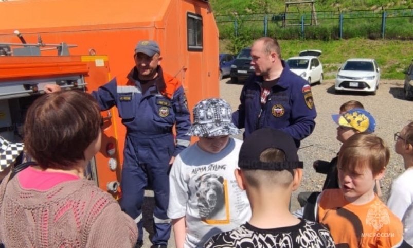 На объектах ГУМЧС по Магаданской области прошли экскурсии для школьников
