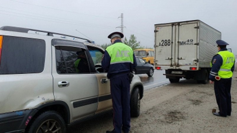 В Магаданской области госавтоинспекторы установили 15 нетрезвых водителей