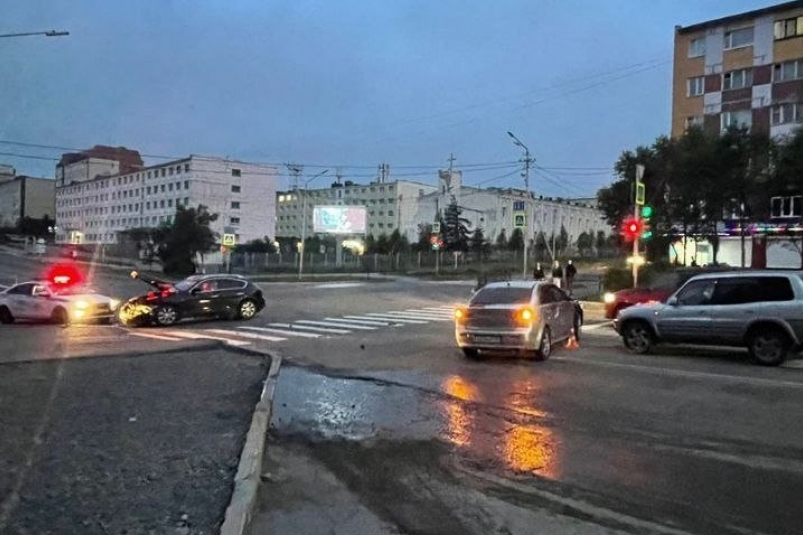 ДТП в центре Магадана: обошлось без пострадавших