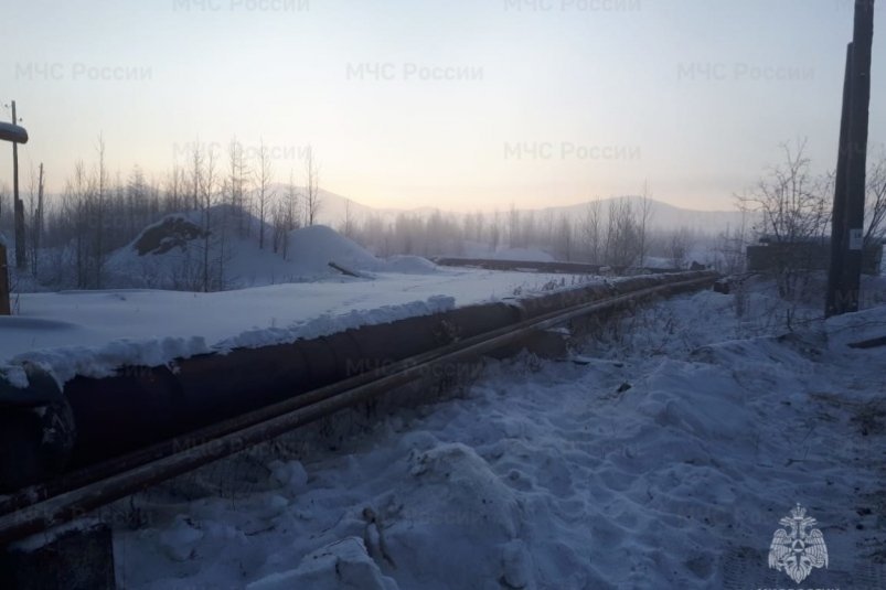 В поселке Холодном продолжаются аварийно-восстановительные работы