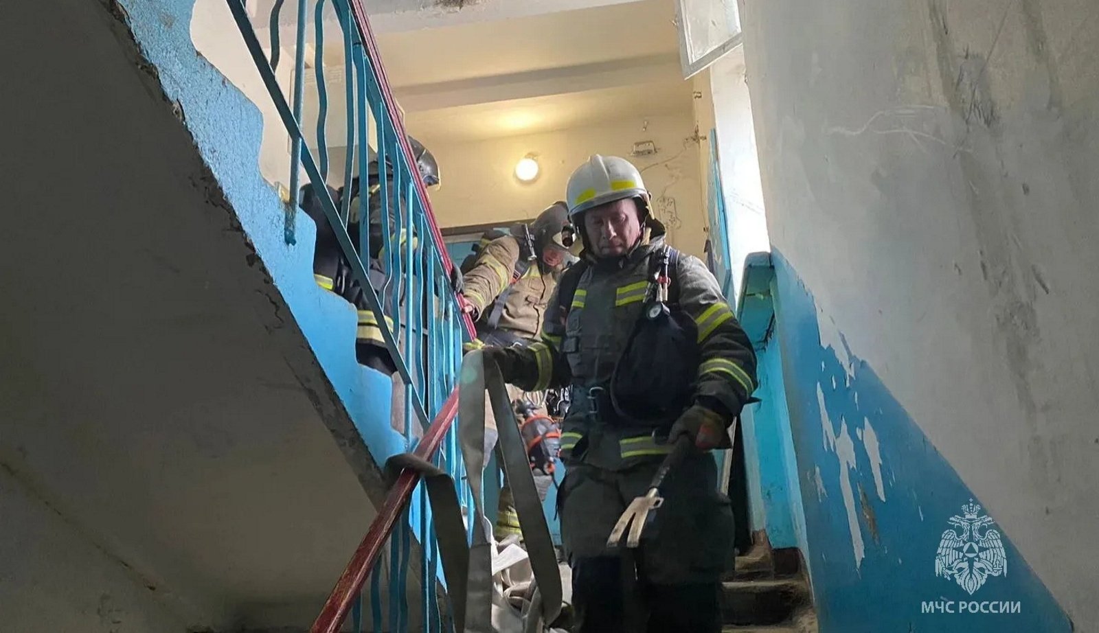 С места происшествия ГУ МЧС России по Магаданской области