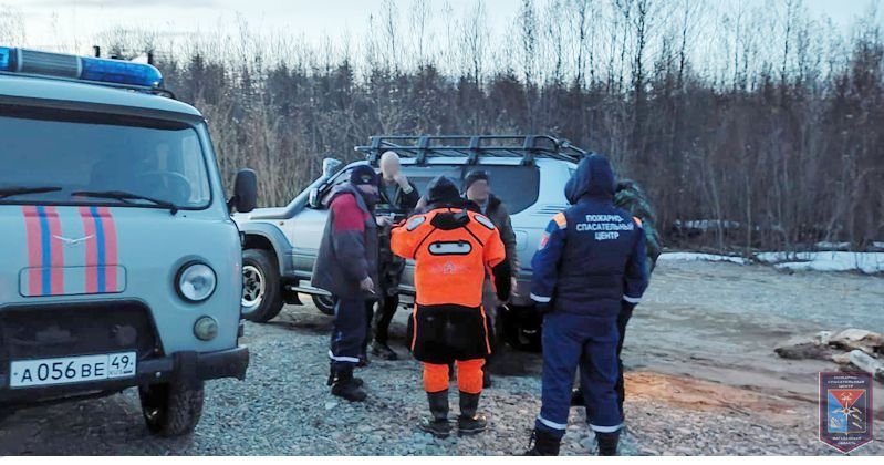 С места происшествия ПСЦ Магаданской области