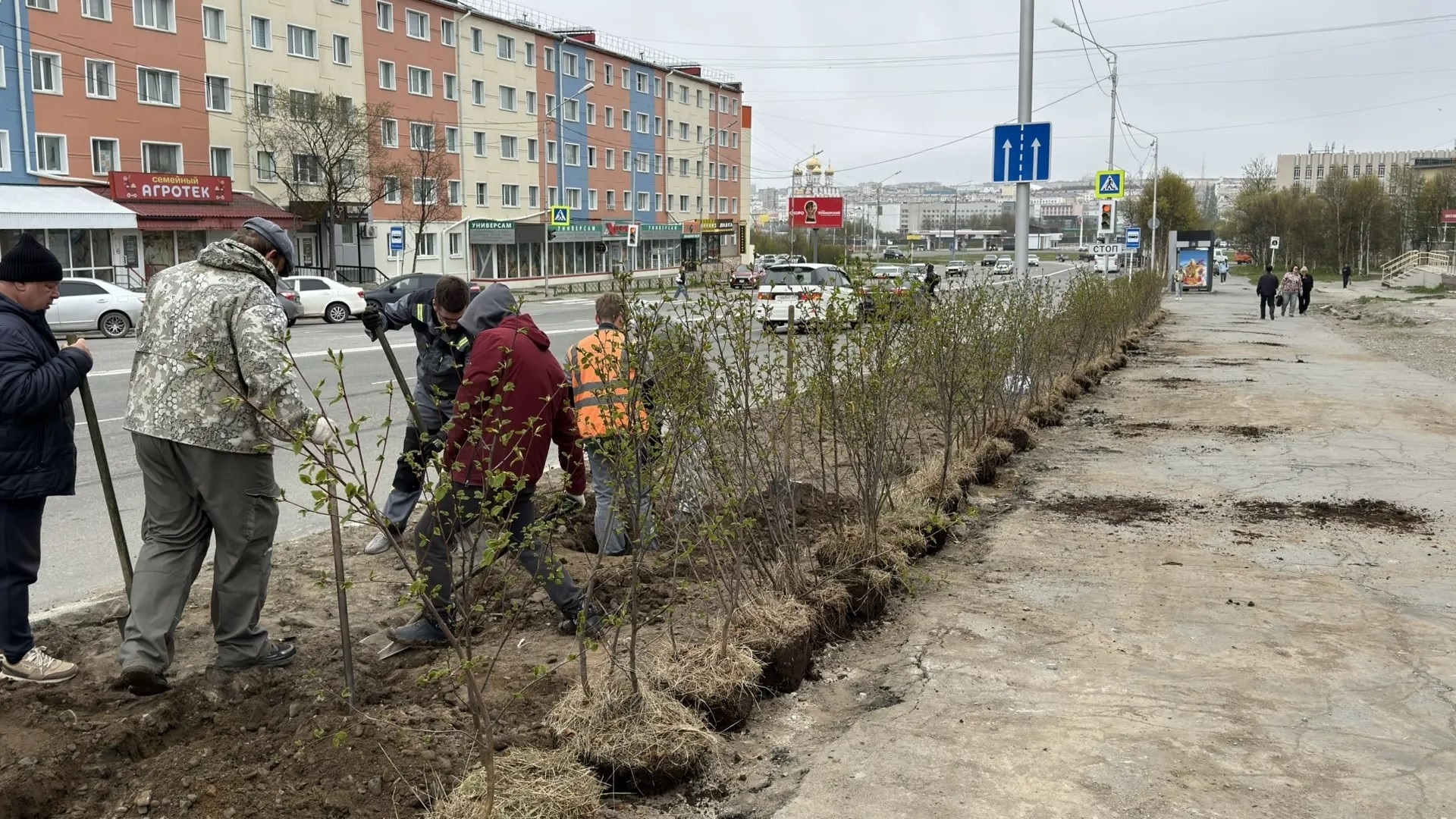 Магадан преображается: город расцветает в сезон благоустройства Источник